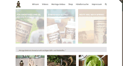 Desktop Screenshot of moringa-europe.com